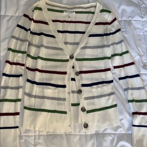 aéropostale striped cardigan